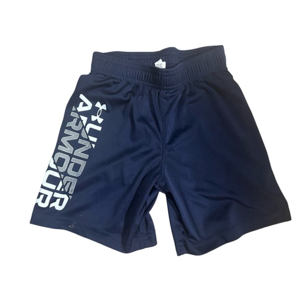 Under Armour Boys Athletic Shorts Size 5 Blue  Shorts